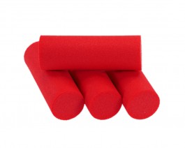 Foam Popper Cylinders, Red, 14 mm